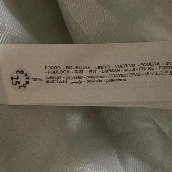 ZARA Textured Cropped Blazer Bloggers Fave Aqua Lavender Size S - Picture 4 of 5